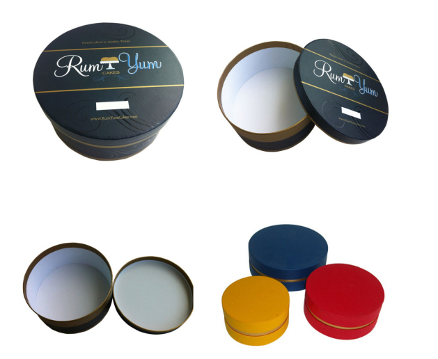 round cardboard boxes