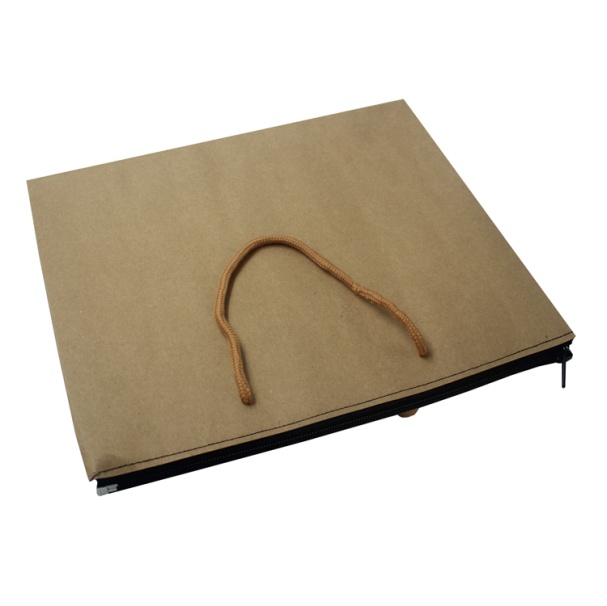 brown bag with handles