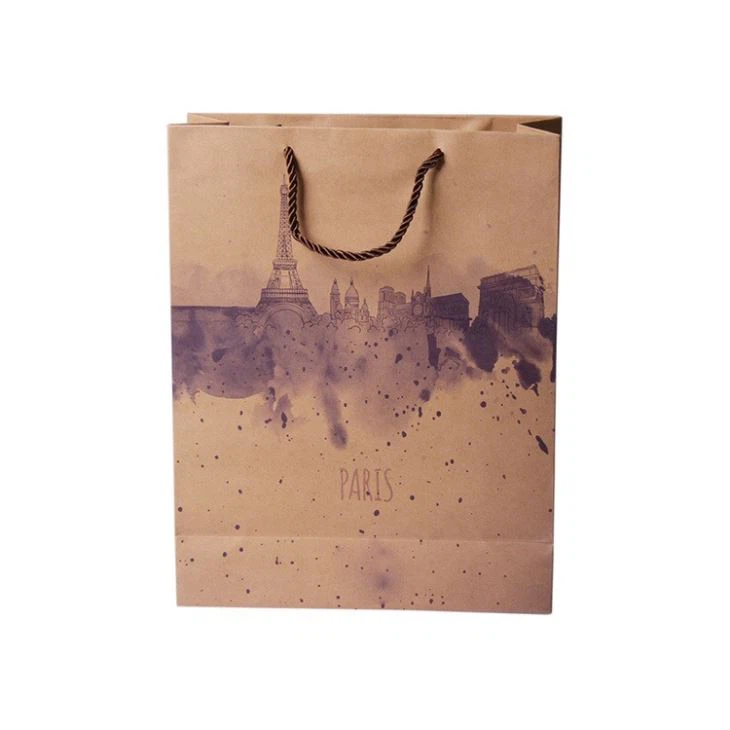 Brown Paper Shopping Bags Custom Branding Bag